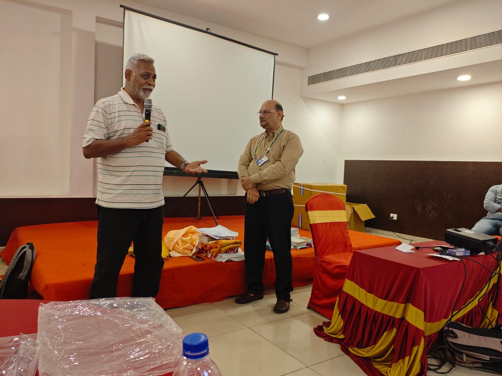 Speaking at the function and thanking my mentor for his unwavering support throughout our two-decade-long association.
